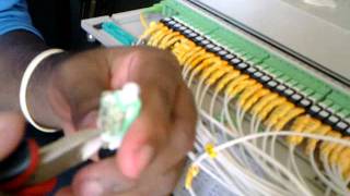 fiber termination ෆයිබර් ඔප්ටික් සම්බන්ධක [upl. by Spring]