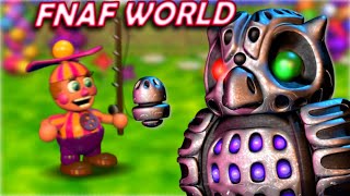 FNAF WORLD REVISITED  PART 6  SECURITY OWL ENDING  DDS FISHING ENDING [upl. by Begga218]