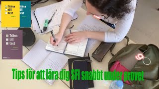 Tips för att lära dig SFI snabbt under provet träna sfi på povetsfi [upl. by Danby]