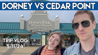 Dorney Park VS Cedar Point  Opening Weekend Vlog with Jared amp Caroline 51124 [upl. by Nandor797]