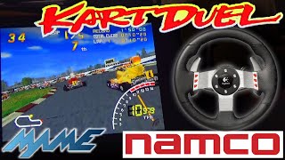 Kart Duel Arcade with 270 Degree Wheel in MAME [upl. by Eiltan]