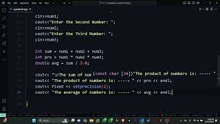 First Semester  Lab1  Task4  Programming Fundamentals  C  BS Cybersecurity [upl. by Marler]