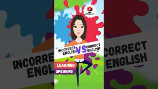 Incorrect vs correct English  English speaking practice learnenglish esl englishgrammar daily [upl. by Traggat]