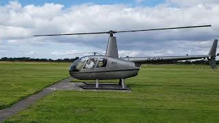 Barton Aerodrome helicopter takeoff Helicopter Day [upl. by Sices74]