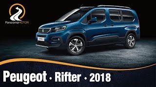 Peugeot Rifter 2018  Video e Información  Review en Español [upl. by Drhacir]