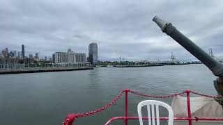 Fireboat governor Alfred E smith from the John J Harvey [upl. by Gievlos]