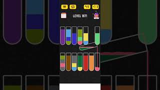 Water sort puzzle  Level 1671 [upl. by Carder]