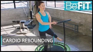 Cardio Rebounding Workout BeFiT Trainer Open House Fayth Caruso [upl. by Reena]