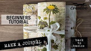 Beginners Junk Journal Tutorial Easy to Follow [upl. by Yruoc]