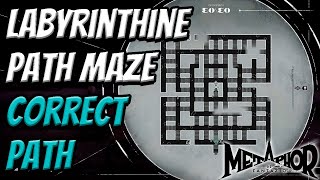 Labyrinthine Path Maze Correct Path  Dragon Temple  Metaphor ReFantazio [upl. by Malonis]