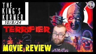 Terrifier 2  Movie Review  The Kings Korner 10824  Art The Clown  Halloween [upl. by Ylus921]