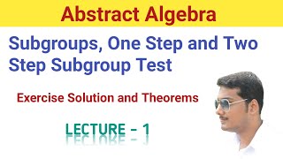 1 Subgroups  Examples  Theorems  Exercise Solution  Abstract Algebra in Bengali [upl. by Weiler]