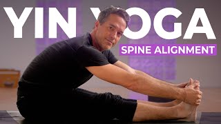 Yin Yoga for Spine Alignment Gentle 15Minute Stretches for a Healthy Back [upl. by Randi]