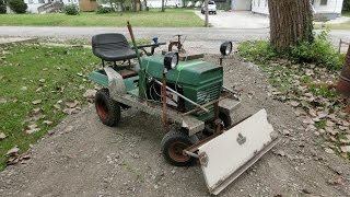 DIY Electric Lawn Tractor part 12 Moving Gravel [upl. by Mady]