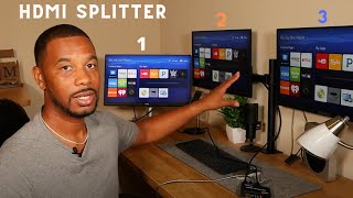 What is an HDMI Splitter  How to setup Multiple Displays [upl. by Aratal]