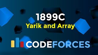 1899C  Yarik and Array  Codeforces Round 909 Div 3  Two Pointers  Codeatic [upl. by Jess]