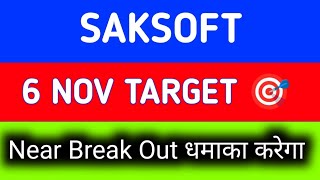 saksoft share latest news  saksoft share latest news today [upl. by Kcirddec]