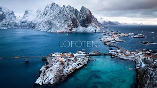 LOFOTEN  A Winter´s Tale by Drone 4K Cinematic [upl. by Stuppy]