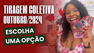 018 Tiragem coletiva para outubro  ESCOLHA UMA OPÇÃO [upl. by Slavin]