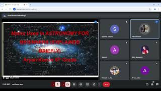 Maths Used In ASTRONOMY FOR BEGINNERS EXPLAINED BRIEFLY Aryan 6th Grade knowledge science india [upl. by Karolyn]