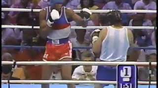 Félix Savón vs Juan Antonio Díaz  1987 Pan Am Games [upl. by Ardnuaet]