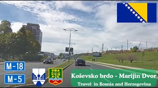 Vožnja od Koševskog Brda do Marijin Dvora Kroz Socijalno 🇧🇦  BHRoadStoriesBH [upl. by Kynthia]