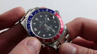 Rolex Pepsi GMTMaster II 16710 Luxury Watch Review [upl. by Whang70]