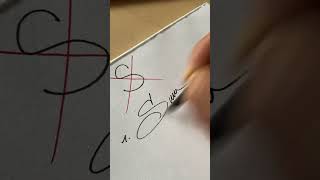 How to sign the letter S❤️ [upl. by Premer144]