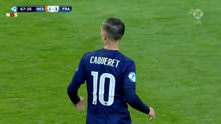 Maxence Caqueret Vs PaysBas U21 31052021 [upl. by Ayikat84]