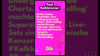 Paul Kalkbrenner techno electronicmusic djlife shortsviral berlinsound Kalkbrenner [upl. by Ardnossak]