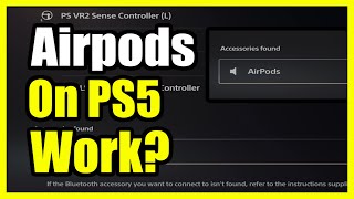 What Happens when you Connect Airpods to your PS5 [upl. by Leterg735]