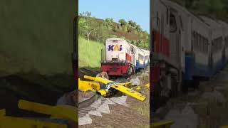 funny train plane accident vfxmagic youtube vfxrohit [upl. by Nnaj]