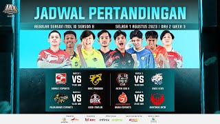 🔴 LIVE  MDL ID S8  Regular Season  Hari 2 Minggu 3 [upl. by Pitt]