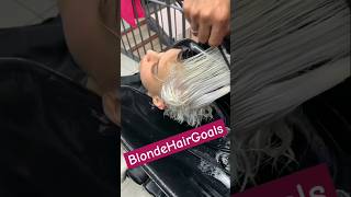 How to Platinum Blonde Hair Dye haircuttingessentials haircoloring platinumblondehair hairstyle [upl. by Halbert707]