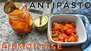 ANTIPASTO PIEMONTESE di verdure  La ricetta originale e tradizionale [upl. by Oinesra166]