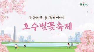 아름다운 봄 벚꽃이야기 호수벚꽃축제 개막식 [upl. by Arayt]