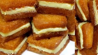 Brade milk toast।fast and easy recipe । sweet milk bread toast। [upl. by Einahpehs]