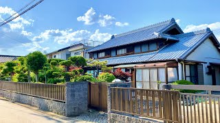 4K Japan Walk  Japanese Countryside Village  Neighborhood Walking Tour in Suburban Nagoya [upl. by Zaragoza]