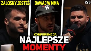 ADRIAN CIOS VS WSZYSCY  KONFERENCJA PRIME MMA X  NAJLEPSZE MOMENTY 22 [upl. by Einhorn]