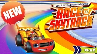 Race the Skytrack  Blaze and the Monster Machines  NickJr Games [upl. by Nautna]