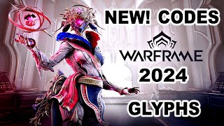 WARFRAME GLYPH CODES TODAY 2024  WARFRAME PROMO CODES  WARFRAME UPDATE [upl. by Nylevol]