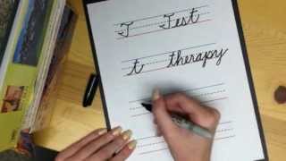 Learn Cursive Letter quotTquot [upl. by Penelope377]