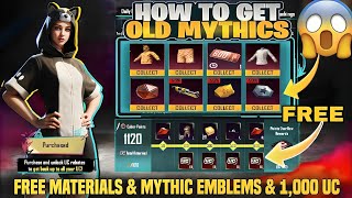 Get Free Materials amp Mythic Emblem amp 1120 UC Return  Cyber Week Event Is Here  PUBGM [upl. by Onifled]