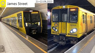 MerseyRail Trains at Liverpool James Street 21amp22092023 [upl. by Bianca]