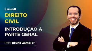 INTRODUÇÃO À PARTE GERAL  Prof Bruno Zampier [upl. by Falzetta72]