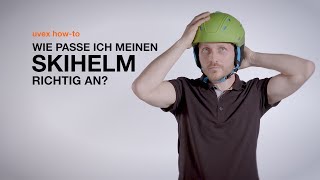 Wie passe ich meinen Skihelm richtig an  uvex howto [upl. by Taddeusz]