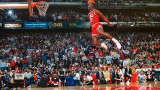 Michael Jordans Legendary Free Throw Line Dunk HD [upl. by Astrahan]