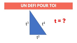 Résoudre ce triangle rectangle [upl. by Goldman]