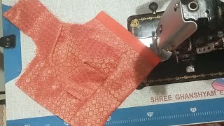 42quotसाइज कटोरी ब्लाउज बनाने का आसन तरीका Katori blouse cutting and stitching easy method [upl. by Yun]