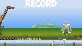 YetiSportsFlamingo DriveA NEW RECORD [upl. by Levins837]